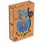 UNIDRAGON dřevěné puzzle - Sova, velikost S (15x26cm)