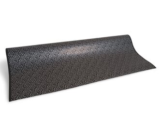 Floristická fólie lísteček 20/30 černá se stříbrnou