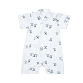 Letní overal pro miminko Sloneček; Barva: bílá; Velikost: 80