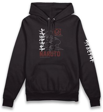 Pánská mikina Naruto: Naruto Uzumaki (2XL) černá bavlna