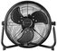 NEDIS stojanový ventilátor/ průměr 30 cm/ výkon 43 W/ plynulá rychlost/ naklápěcí/ dobíjecí/ USB-A/ kovový/ černý