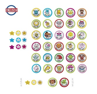 Samolepky třpytivé 320 kusů 11x14,5 cm