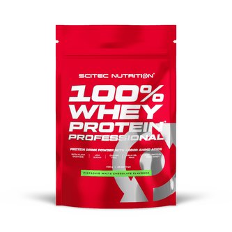 Scitec Nutrition 100% WP Professional 500 g pistachio white chocolate (pistácie-bílá čokoláda)