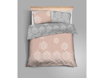 LOŽNÍ SOUPRAVA 2 POVLAKY NA POLŠTÁŘ 70 X 80 CM BAWEŁNA LOTTA 220X200CM/2X70X80CM ORIENT