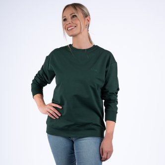 Moniel dámská mikina Basic Dark Green XL