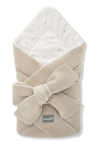 Bavlněná zavinovačka Sleepee Cotton písková