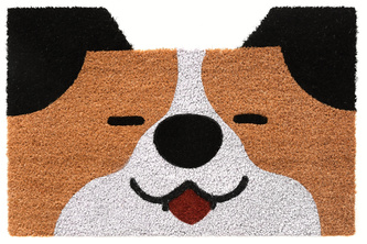 Rohožka z přírodního kokosového vlákna DOG SHAPE 40x60 cm Mybesthome