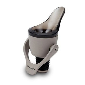 zátka lahví s uzávěrem, 9,5cm MISTY, plast+guma