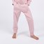 Moniel Dětské rostoucí tepláky Basic Powder Pink 122/128 cm