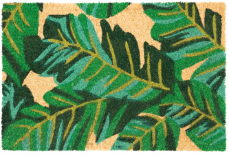 Rohožka z přírodního kokosového vlákna LEAVES I. 40x60 cm Mybesthome