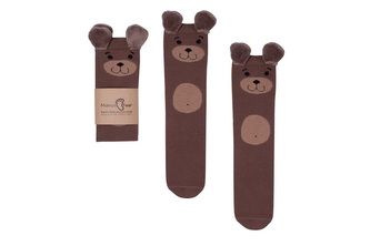Mama's Feet Dětské podkolenky s medvíkem Eared Animals Rysiek 1-3 roky