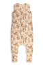 Celoroční spací pytel s nohavicemi Sleepee Vintage Animals Almond/Cream S
