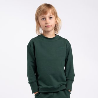 Moniel Dětská rostoucí mikina Basic Dark Green 62/68 cm