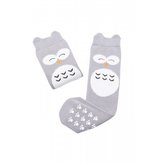 Mama's Feet Dětské podkolenky se sovou Crazy Animals Wise Owl šedé Pro maminku