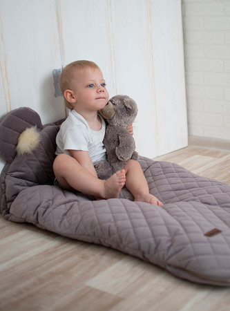 Kinder Hop Spací pytel Dream Catcher Triangles Brownie 170x75