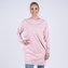 Moniel kojící mikina dlouhá Basic Powder Pink S