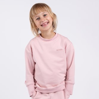 Moniel Dětská rostoucí mikina Basic Powder Pink 110/116 cm