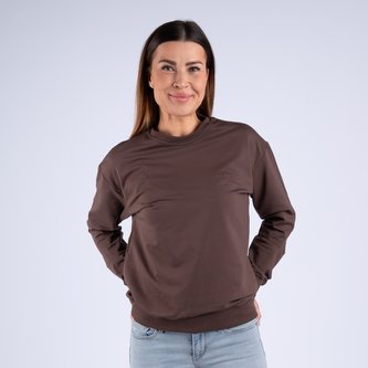 Moniel dámská mikina Basic Chocolate S