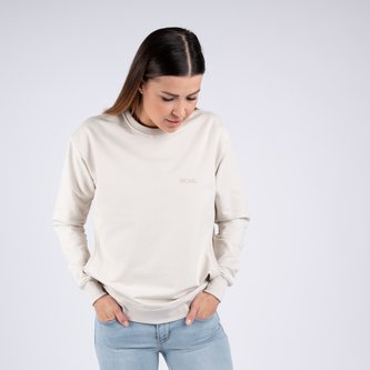 Moniel kojící mikina krátká Basic Light Beige XL