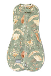 Zavinovačka Sleepee First Step Swaddle s čepičkou zdarma Bohemian Green