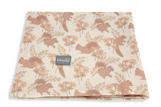 Bambusová deka/šátek Sleepee Bamboo 3v1 Vintage Animals Almond