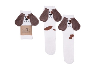 Mama's Feet Dětské podkolenky s pejskem Eared Animals Jasiek 1-3 roky