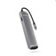 Epico 6in1 Slim Hub 8K with USB-C connector - vesmírně šedá