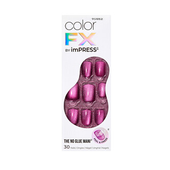 KISS Nalepovací nehty ImPRESS Color FX - Levels 30 ks woman