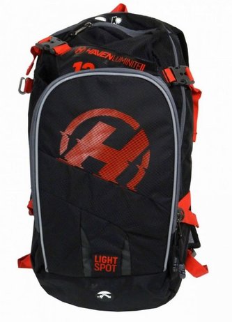 batoh HAVEN LUMINITE II 12l černo/červený bez rezervoáru
