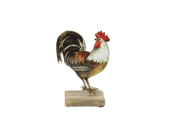 Dekorace kohout S 14,5x10x5 cm