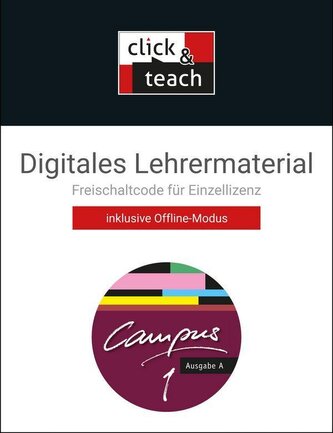 Campus A 1 click & teach Box (Karte mit Freischaltcode)