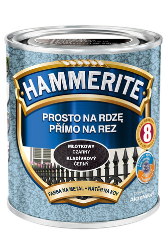 Hammerite Přímo na rez kladívkový 0,7l Světle modrý