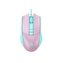 A4tech BLOODY L65 Max, podsvícená herní myš, 12000 DPI, USB,  růžová