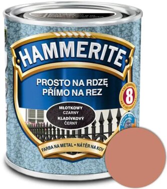 Hammerite Přímo na rez kladívkový 2,5l Měděný