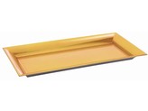 Tác plast 170x360mm, zlatá