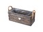 Bedýnka dřevo 300X120X125mm s uchy, šedá