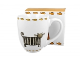 Porcelánový hrnek XXL Classic cats 1000 ml v dárkové krabičce