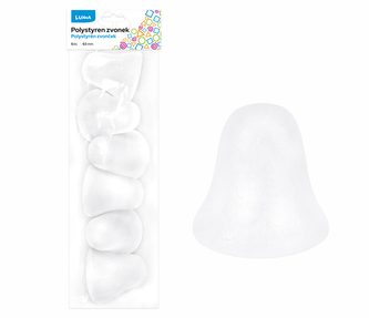 Polystyren - Zvonek  63mm, 6ks LUMA