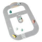 Janod Autodráha pro chlapce s dřevěnými autíčky Bolid