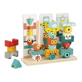 Janod dřevěná stavebnice Indiánsky totem Tropik