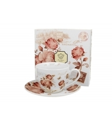 Porcelánový hrnek Secession s podtalířkem 250 ml v dárkovém boxu