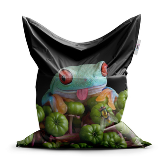 Sedací vak Veselá žába: 150x100 cm Sedací vak Veselá žába: 150x100 cm