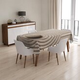 Ubrus Otisk v písku: 130x130 cm