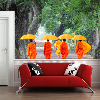 Tapeta Mniši: 336x220 cm Tapeta Mniši: 336x220 cm