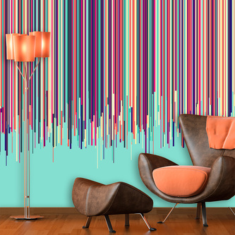 Tapeta Stékající barva: 125x75 cm Tapeta Stékající barva: 125x75 cm