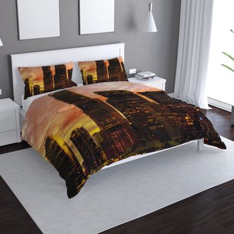 Povlečení Mrakodrapy: 140x200 / 90x70