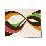 Plakát Retro abstrakce: 60x40 cm