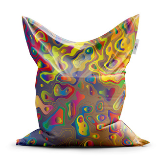 Sedací vak Barevné skvrny: 150x100 cm