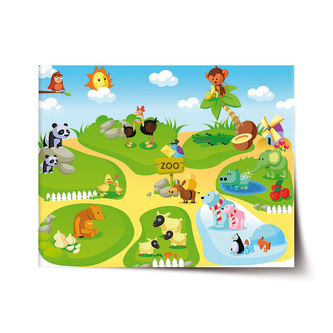 Plakát Dětský motiv 3: 60x40 cm