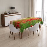 Ubrus Pole vlčích máků 2: 90x90 cm